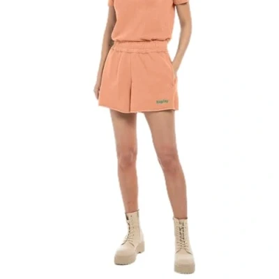 Imagen de REPLAY W8070 Pantalones Cortos Informales, 267 Pagoda Red, L para Mujer