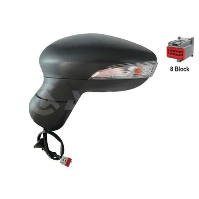 Imagen de Espejo retrovisor Alkar 6109394 izquierda eléctrico calefactable, asférico FORD: FIESTA 6
