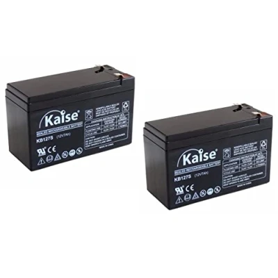 Imagen de Kaise Technologies Batería de Plomo AGM VRLA 12 V 7Ah/Modelo KB1270 Security/2 Unidades