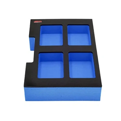 Imagen de APTEX Schaumeinlage passend für 4x Bosch Akkus GBA 18V (kein ProCore) halbe L Boxx 102, 136 G4, LB4