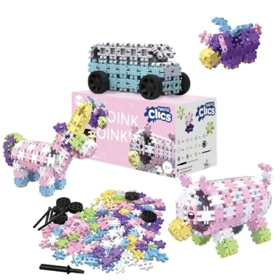 Imagen de Nano Clics Fantasy Builders 250, Construction Toys for Children Ages 8 and up, Creative Educational in a 250 Piece Set, Building Blocks Girls Boys, Durable