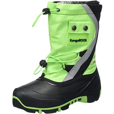 Imagen de KangaROOS Kanga Bean III, Botas, Lime Jet Black, 38 EU