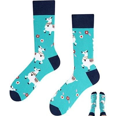 Imagen de TODO calcetines divertidos para hombres y mujeres, novedosos hombre, regalo de Navidad, divertidos, producción la UE, Vida gatos, S