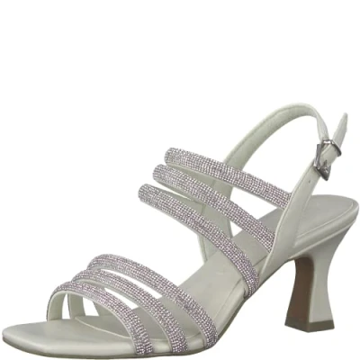 Imagen de MARCO TOZZI 2 28016 30, Sandalia con talón para Mujer, Beige (Cream Comb), 39 EU