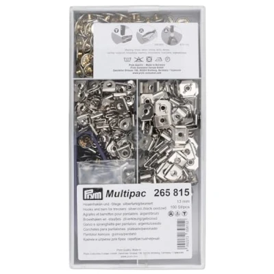 Imagen de Prym Trouser &amp; Skirt Hooks Bars, Bronce, Black, One Size