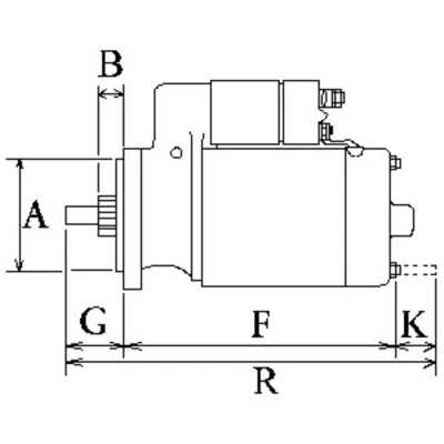 Imagen de HC Cargo 116560 Motor de arranque 24 7,5 11 92,0