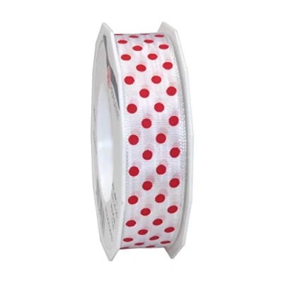 Imagen de Präsent Lazo, White/Red, 40 mm 20 m
