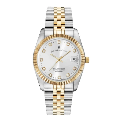 Imagen de Jacques du Manoir Inspiration Mujeres Reloj Oro/Plata NRO.07