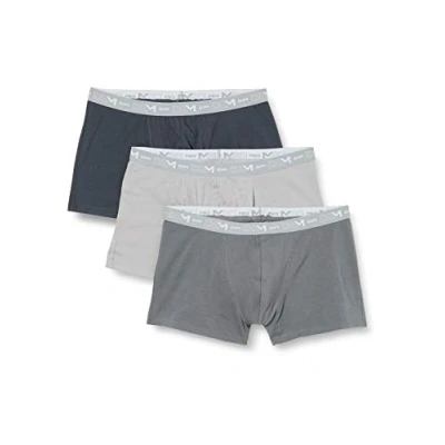 Imagen de Dim Boxer clasic cotton stretch x 3, Calzoncillos Hombre, Multicolor (Acero/Gris Oscuro/Gris Granito), L