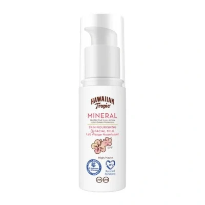 Imagen de HAWAIIAN Tropic Loción Leche Solar Nutritiva Facial Factor Spf 30, Blanco, 50 Mililitros