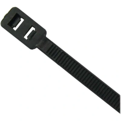 Imagen de InLine 59976S Bridas para cables (100 unidades, doble cabeza, 300 x 4,8 mm), color negro