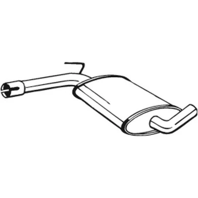 Imagen de BOSAL 233 481 Silenciador Intermedio VOLKSWAGEN: Passat B3/B4 Variant, Berlina
