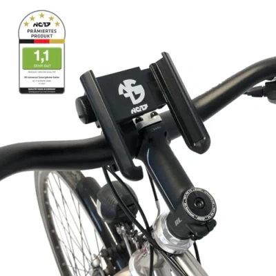 Imagen de NC 17 Soporte de teléfono móvil para Bicicleta, móvil, Motocicleta, Giratorio 360 Grados, iPhone, Samsung DIV. 4,7 a 6,8 Pulgadas
