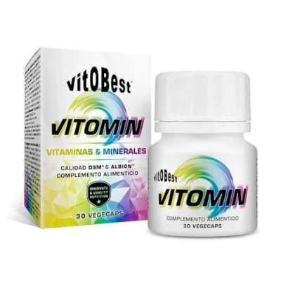 Imagen de VITOMIN VITAMIN &amp; MINERAL COMPLEX 30 Caps. Suplementos Alimentación y Deportivos Vitobest