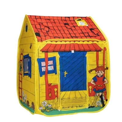 Imagen de Pippi Langstrumpf tienda de campaña para niños, diseño casa juegos clásica, niños y niñas, plástico tela, a partir 3 años