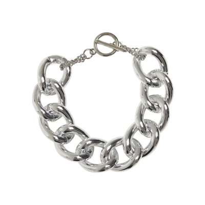 Imagen de Urban Classics Flashy Chain Pulsera silvercoloured, Mujer, Talla: L/XL, Silver coloured