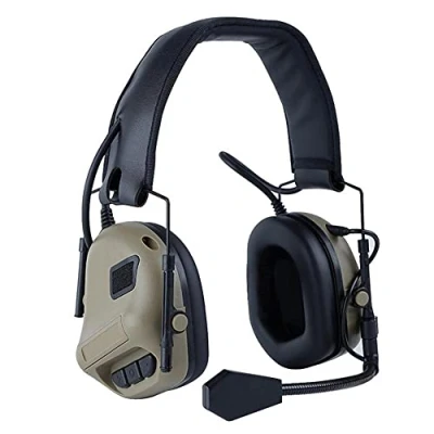 Imagen de ACEXIER auriculares tácticos, Airsoft de tiro militar, amplificación sonido caza al aire libre, protección auditiva, antirruido