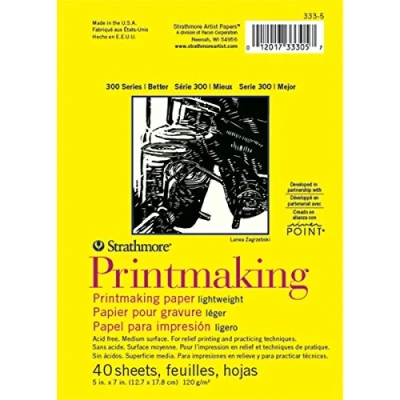 Imagen de Pro Art Strathmore Grabado Bloc de Papel (12,7 x 17,7 cm, 40 Hojas