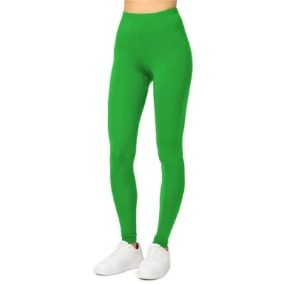 Imagen de Merry Style Leggins Largos Deportivas Mujer Mallas con Cintura Elástica Vestir Suaves Flexibles, Transpirables Ideal para todas las Estaciones MS10 143 (Verde, XL)