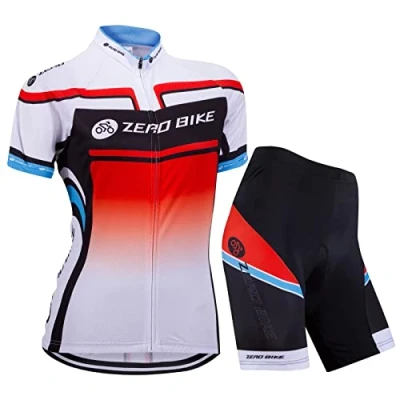 Imagen de Kit de Manga Corta Jersey Ciclo Bici del Camino para Mujer, Conjunto Ropa Al Aire Libre Transpiración La Bicicleta, M, 0020