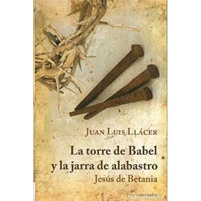 Imagen de la torre de Babel y jarra alabastro