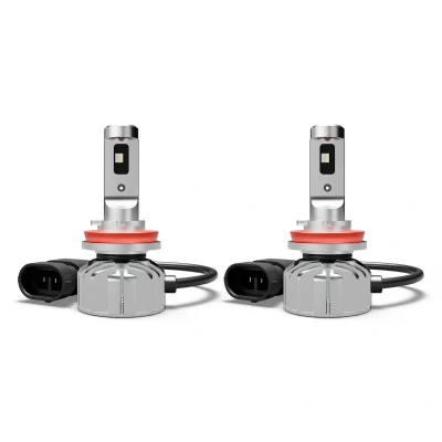 Imagen de OSRAM NIGHT BREAKER LED SMART H8; Nebelscheinwerfer mit Straßenzulassung; breiterer Nebellichtstrahl; 6000K; 2 Lampen