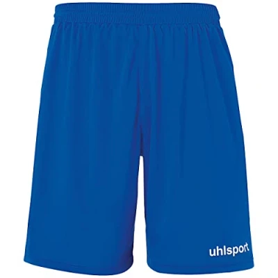 Imagen de Uhlsport Performance Shorts Pantalones Cortos Deportivos, para Hombres, Deporte, Fútbol, Fitness, Senderismo, Ciclismo, Running, 100% Poliéster Reciclado, Tamaño 128, Azul/Blanco
