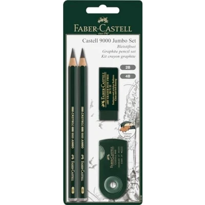 Imagen de Faber Castell 119398 9000 Jumbo Juego de lápices, color verde