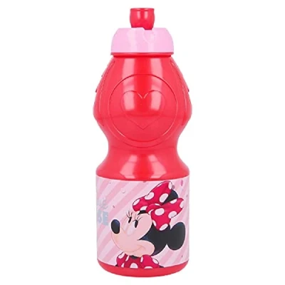 Imagen de ALMACENESADAN 2082, Botella sport Twister Minnie electric doll; capacidad 390 ml; producto de plástico; No BPA.