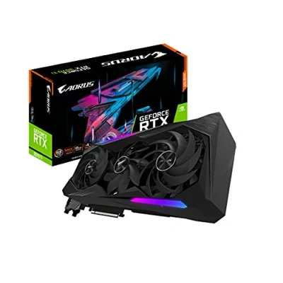 Imagen de GIGABYTE Tarjeta gráfica AORUS GeForce RTX 3070 Ti Master 8G, refrigeración máxima Cubierta, 8 GB GDDR6X, GV N307TAORUS M 8GD