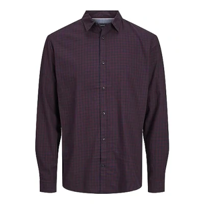 Imagen de Jack &amp; Jones Jegingham Camisa, Hombre, Talla: XXL, Navy blazer checks/mini gingham