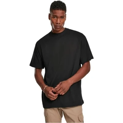 Imagen de Build Your Brand By122 premium Combed Jersey Loose Camiseta, Negro, M para Hombre