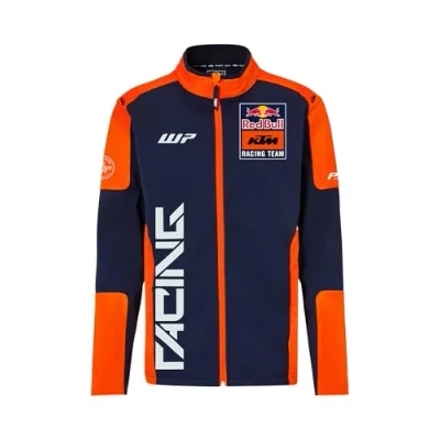 Imagen de Red Bull KTM Replica Team Chaqueta Softshell Merchandising Oficial, Espíritu de Carreras Hombres L Azul/Naranja