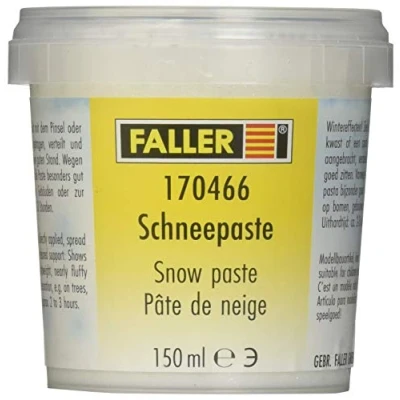 Imagen de Faller 78 306 Pasta de Nieve, Accesorio para maquetas ferrocarril, construcción maquetas, 150 ml