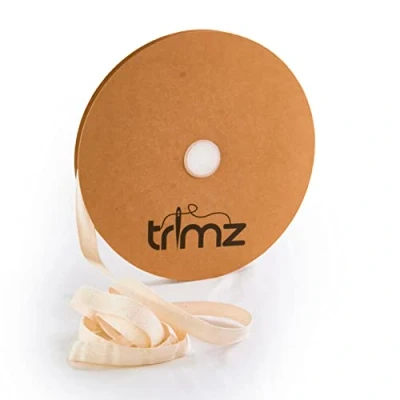 Imagen de Trimz Cinta de espiga 100% algodón, natural, 25 mm x 50 m