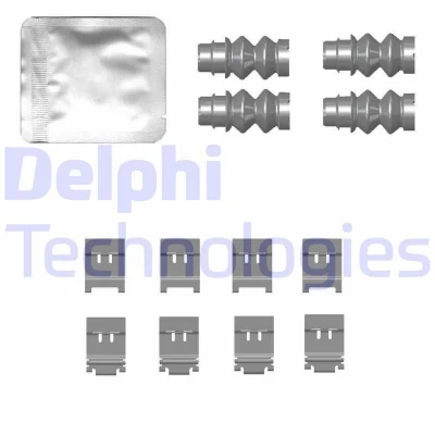 Imagen de DELPHI LX0772 Kit de accesorios, pastillas frenos PEUGEOT: 308 II Hatchback, 3008 SUV, TOYOTA: Corolla XII Familiar