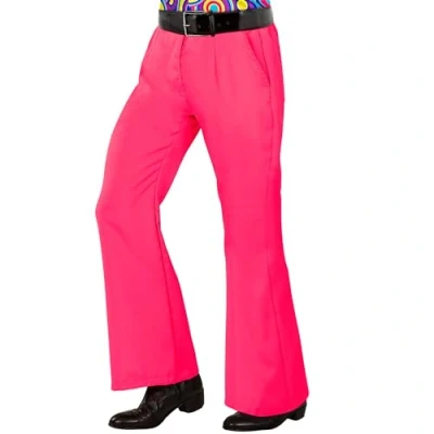 Imagen de W WIDMANN MILANO Party Fashion Pantalones 70s para hombre, hippie, reggae, flower power, disco fever, Schlagermove
