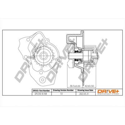 Imagen de Bomba de agua, refrigeración del motor Dr!ve+ DP2310.10.108