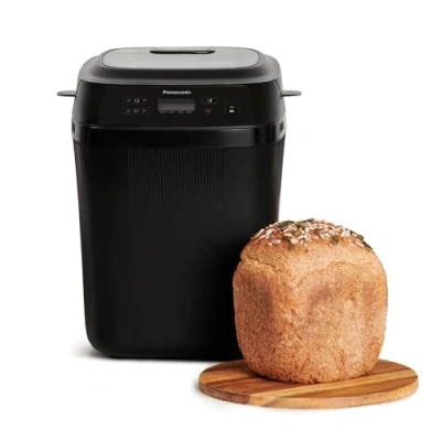 Imagen de Panasonic SD PN100KXE Minimáquina De Pan Automática, 4 Programas Sin Gluten, Diseño Compacto, 18 Automáticos, Pantalla LCD, Color Negro