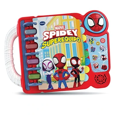 Imagen de VTech Aprendo a leer con Spidey y su superequipo, Libro educativo, Juguete para niños +3 años, Versión ESP