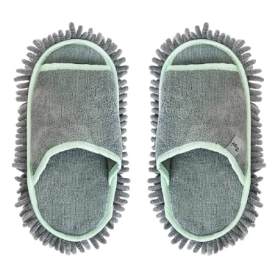 Imagen de VIGAR Zapatillas para Casa Microfibra 32 x 16,5 4 cm Colección Rengo Tallas 38 42 Pantuflas Divertidas y Cómodas Hombre Mujer Gris