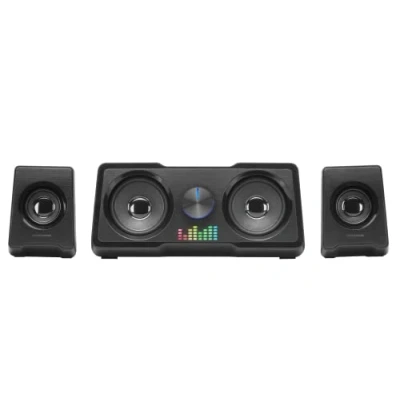 Imagen de Altavoces Compactos Gaming 2.2 Mars Ms22, Rgb Flow, Subwoofer, Dsp 35w, Negro