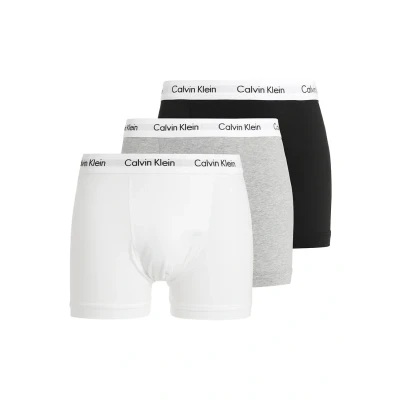 Imagen de Calvin Klein Underwear Trunk 3 PACK Culotte, Hombre, Talla: XS, Black/white/grey