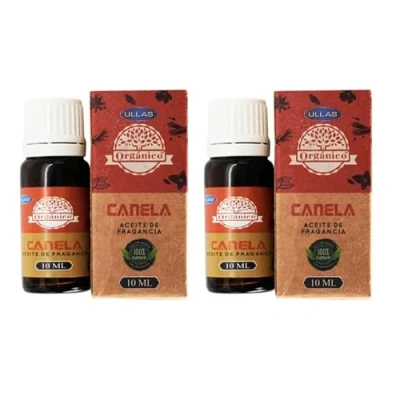 Imagen de Aromasenses 2 unds Aceite Esencial Canela Ullas 10 ml Quemador Difusor Velas Perfumadas (10 ml, Canela)