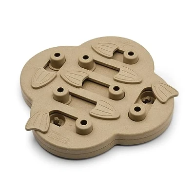 Imagen de Outward Hound Nina Ottosson Dog Hide n&#039; Slide Dispensador Interactivo de recompensas Rompecabezas para Perros Marrón