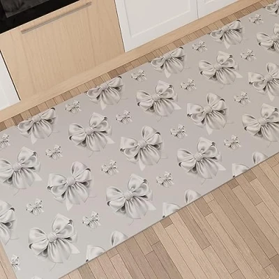 Imagen de PETTI Artigiani Italiani Alfombra para Cocina Antideslizante y Lavable, 52 x 140 cm, diseño Vietri 01, 100% Fabricado en Italia