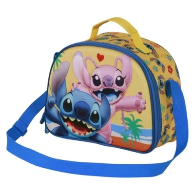 Imagen de Karactermania Disney Lunch 3D Bandolera para niños, Talla: One Size, Lilo and stitch blue