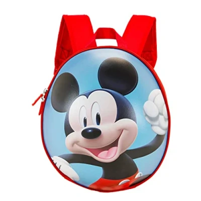 Imagen de Disney Mickey Mouse Happy Run Mochila Eggy, Azul, 24 x 28 cm, Capacidad 6 L