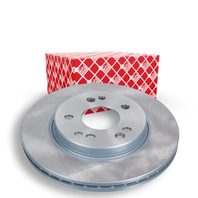 Imagen de FEBI BILSTEIN 05230 Disco de freno Eje delantero 284 22 5 112 ventilación interna revestido MERCEDES BENZ: Clase E Berlina, W124 190