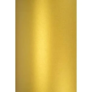 Imagen de Netuno 20x cartón nacarado color dorado DIN A4 210x297mm 250g Aster Metallic Cherish papel con efecto perla bilateral para imprimir tarjetas invitaciones scrapbooking bricolaje manualidad boda Navidad